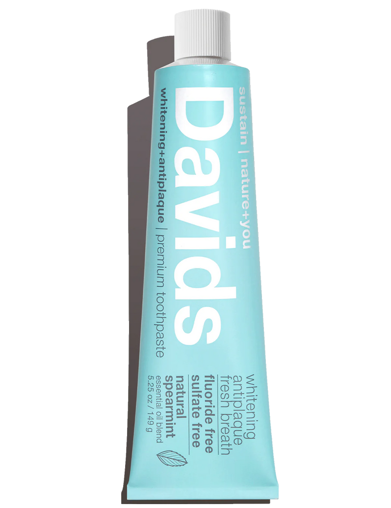 Davids Premium Whitening + Anti-plaque Toothpaste / Spearmint 149g.