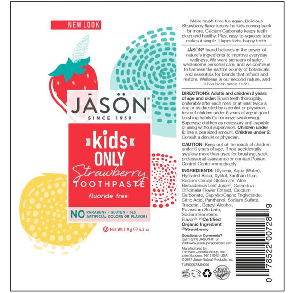 Jason Kids Only Strawberry Toothpaste