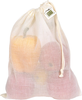 Eco Bags Reusable Produce Bag 100% Cotton Bag - Medium