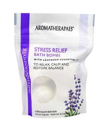 Aromatherapaes Calming Bath Bombs With Lavender Essential oil 4 balls