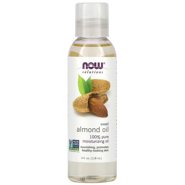 Now Solutions Sweet Almond Oil 100% Pure Moisturizing Oil