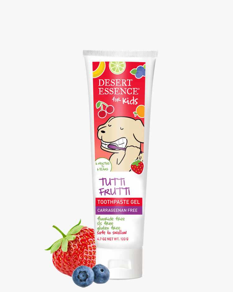 DESERT ESSENCE TUTTI FRUTTI KIDS TOOTHPASTE GEL 133G