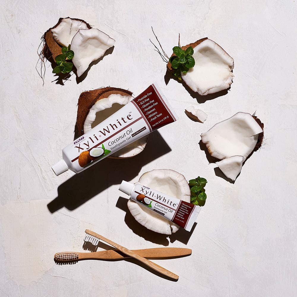 NOW Solutions Xyliwhite Coconut Oil Toothpaste Gel with mint 181 G