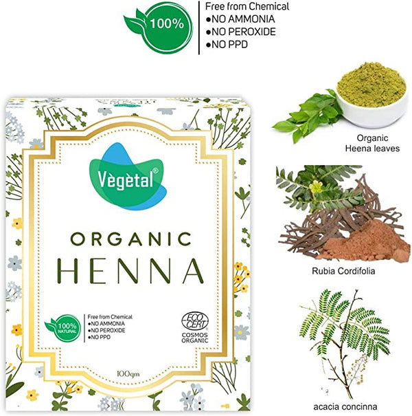 Vegetal Organic Henna,100g