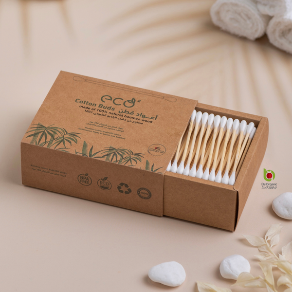 ECO2 - Biodegradable Natural Bamboo Cotton Buds