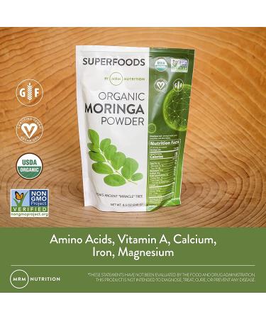 Superfoods by MRM Organic Moringa Powder 240g