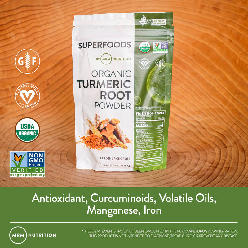 Superfoods Organic Turmeric Root Powder (170G)