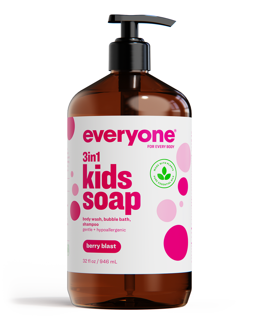Everyone 3 In 1 Kids Soap Berry Blast (946 ML)