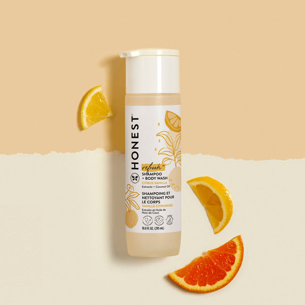 Honest Refresh Shampoo & Body Wash Sweet Orange & Vanilla (295 ML)