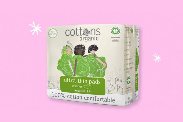 Cottons Regular Ultra Thin Pads with Wings - 14 Pack