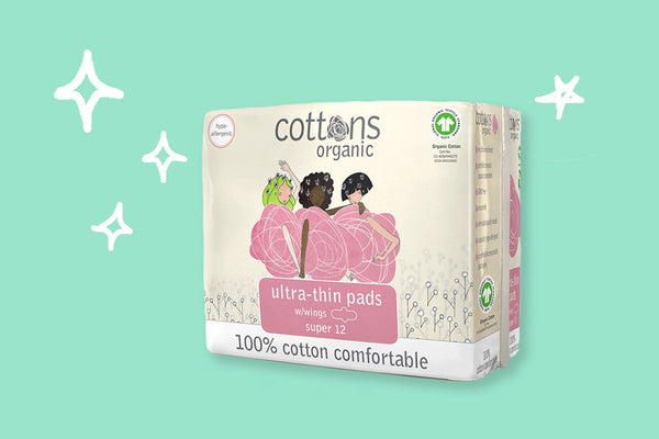 Cottons Super Ultra-Thin Pads with Wings - 12 Pack