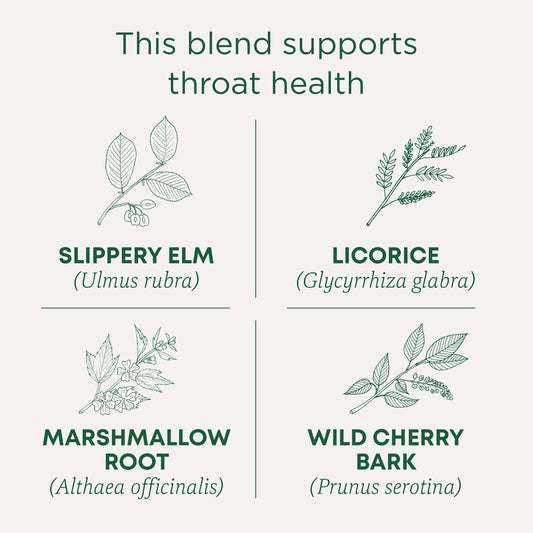Traditional Medicinals Organic Throat Coat Original with Slippery ELM 32G