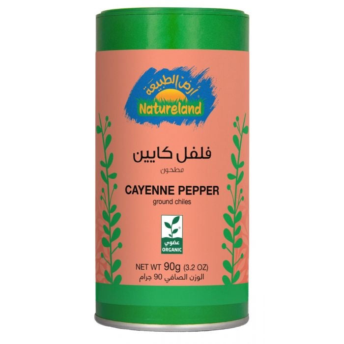 Natureland Ground Cayenne Pepper 90 G Shaker