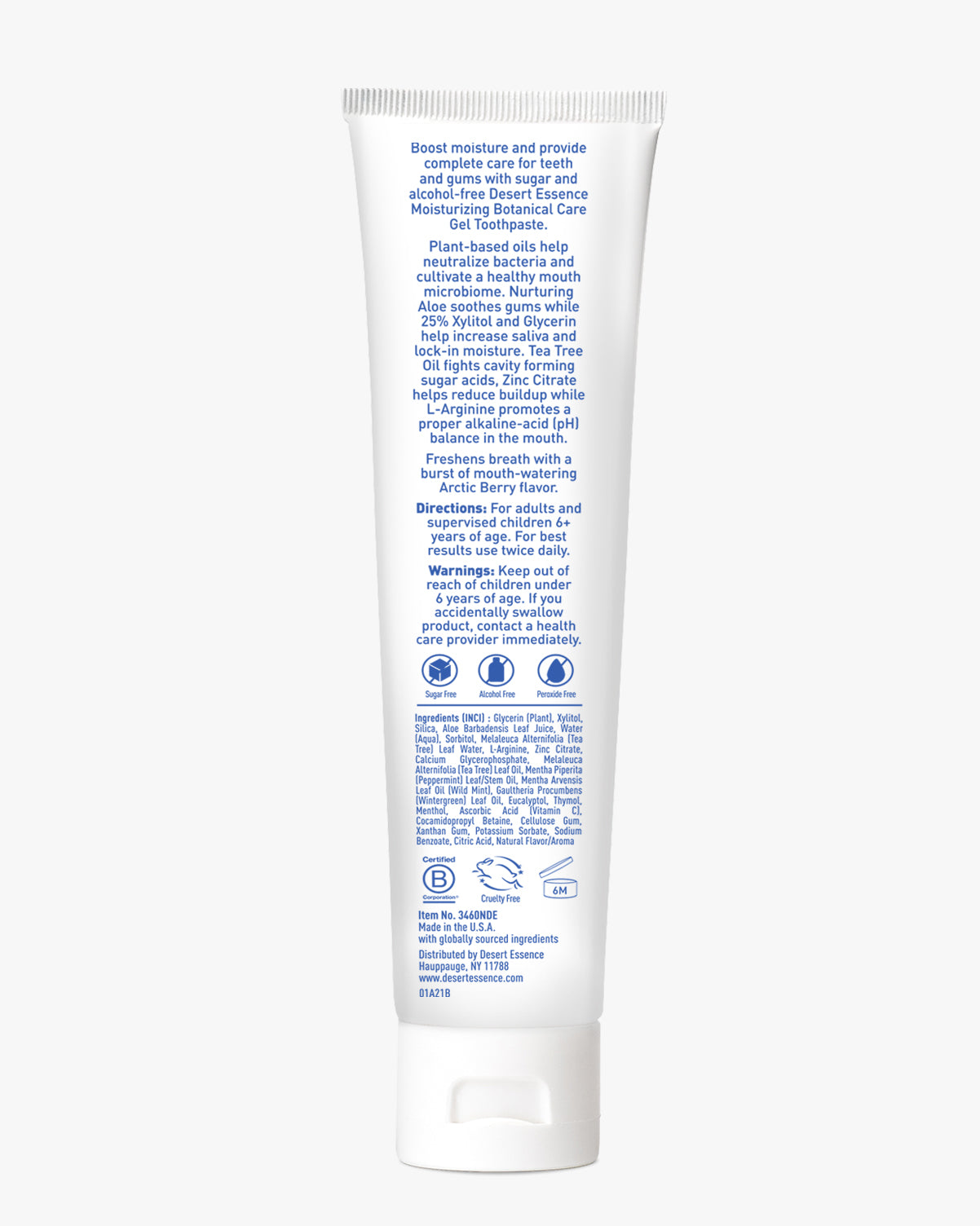 DESERT ESSENCE MOISTURIZING GEL TOOTHPASTE – ARCTIC BERRY 128 G