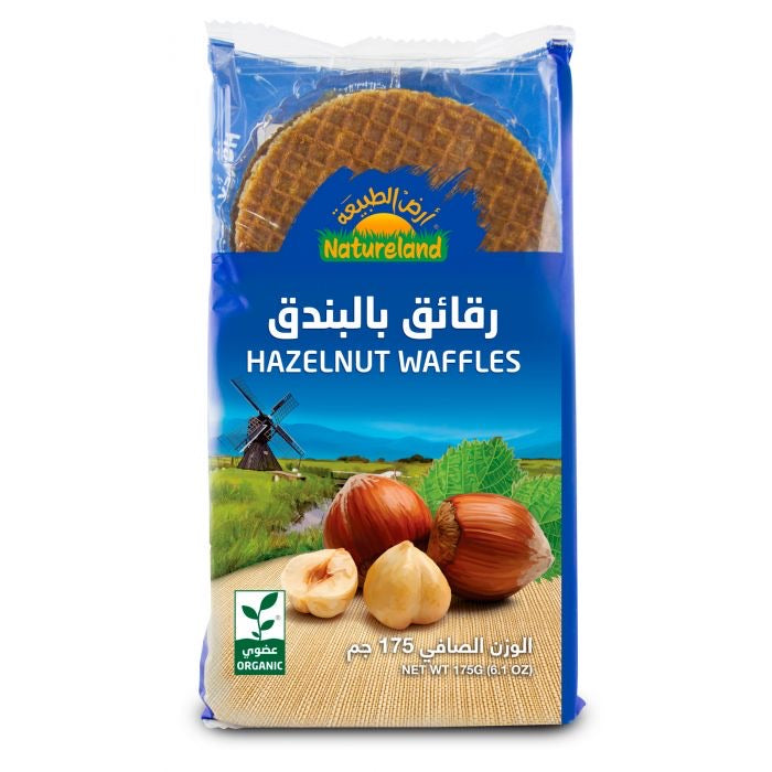 Natureland Hazelnut Waffles 175 G